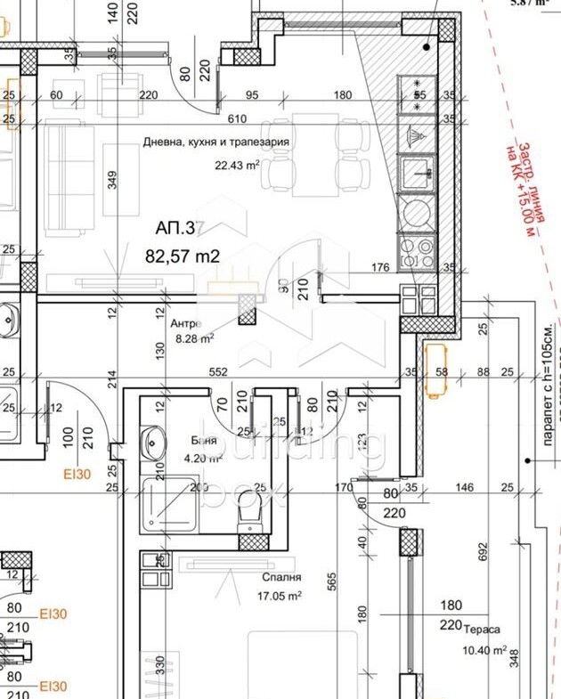 Двустаен апартамент с АКТ16 в комплекс "Нептун Парк" - 0