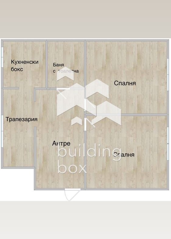 Тристаен апартамент в Център - 0