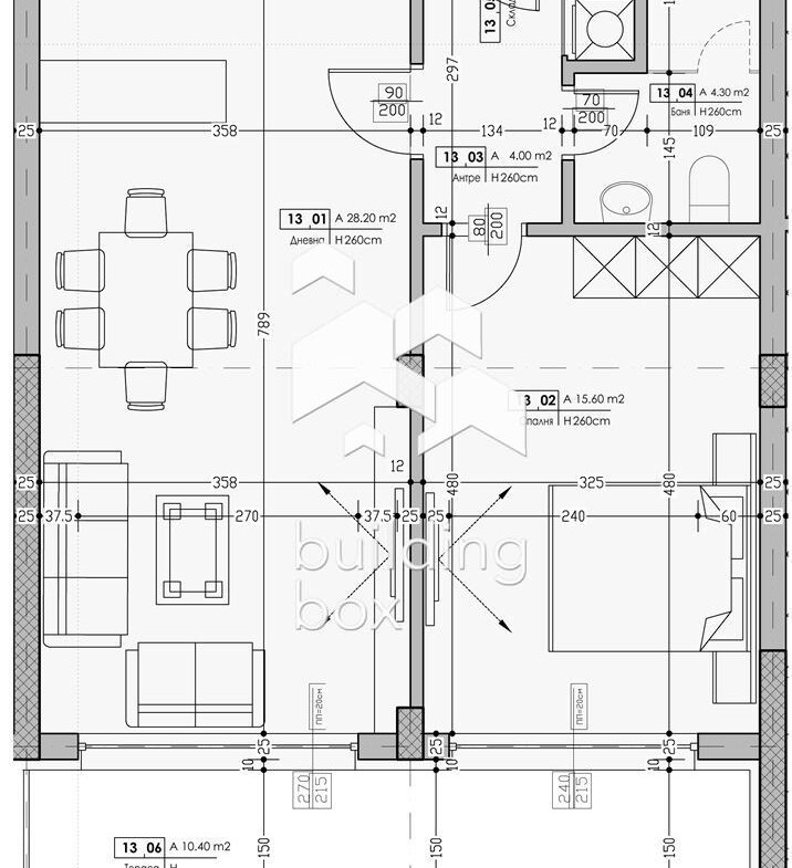 Двустаен апартамент - 0
