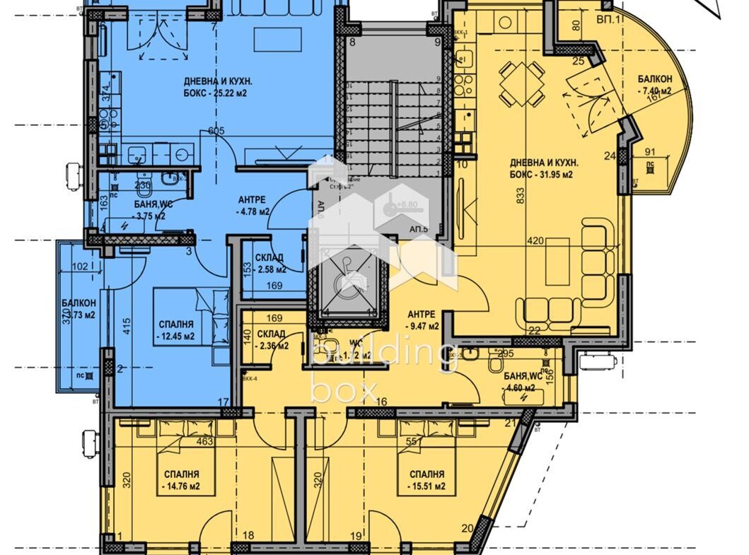 Тристаен апартамент - кв. Люлин Център - 0