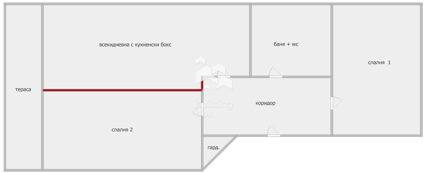 Тристаен обзаведен апартамент с акт 16 - 0