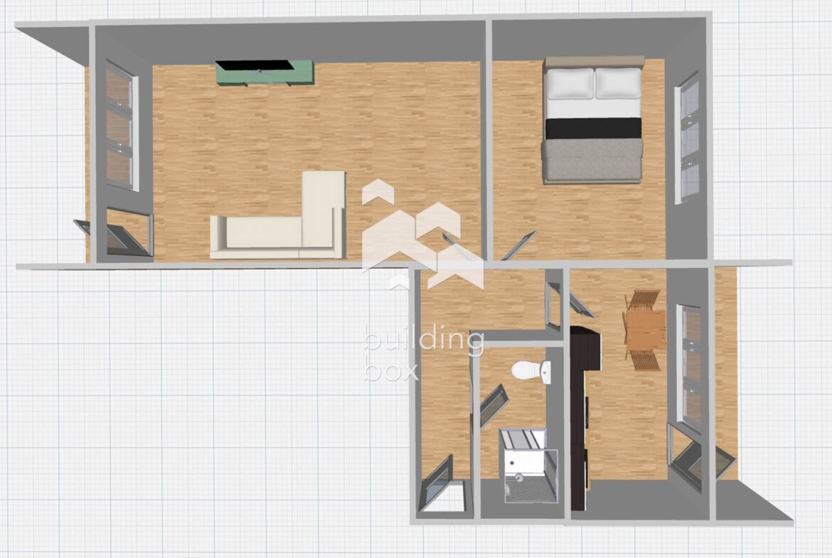 Хол спалня кухня в ж.к. Младост - 0