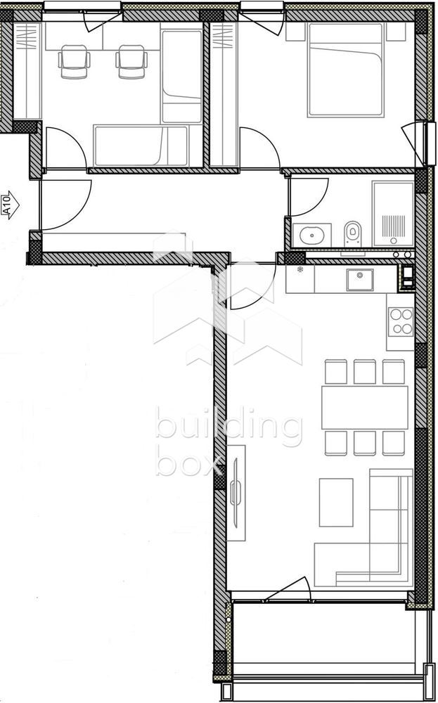 Тристаен апартамент в бутикова сграда - 0