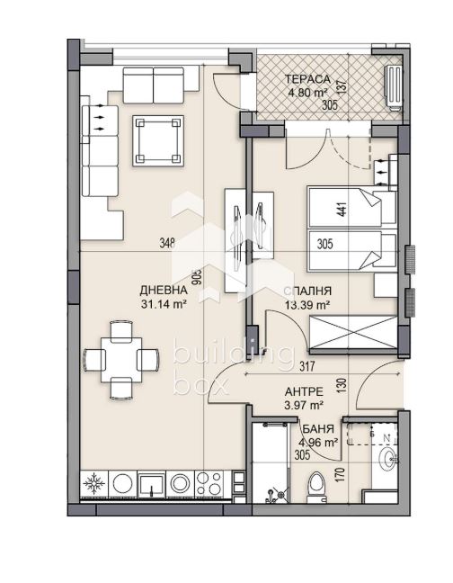 Двустаен апартамент в нов и луксозен комплекс - кв. Гагарин - 0