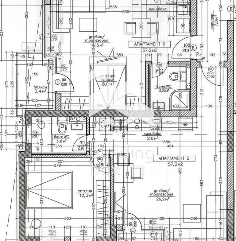 Тристаен апартамент пред АКТ 15 - кв. Витоша - 0