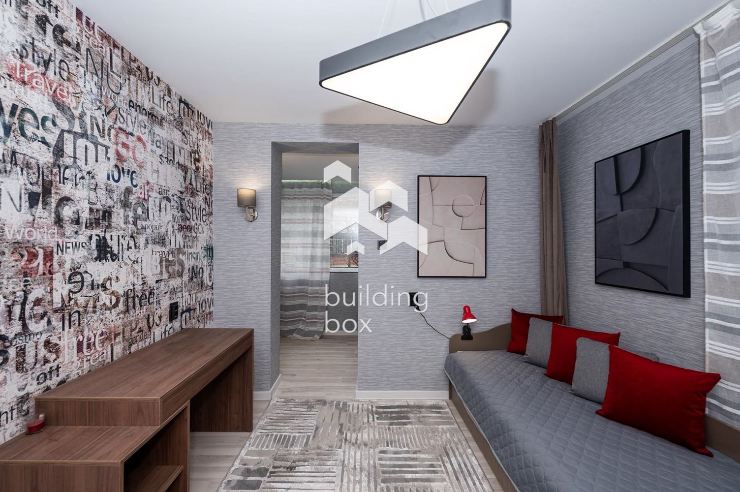 Тристаен обзаведен в малка тухлена сграда - 0