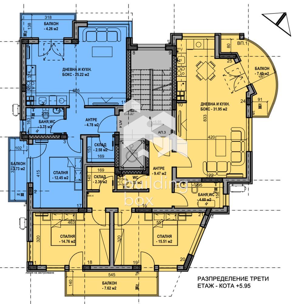 Тристаен апартамент - Люлин Център - 0