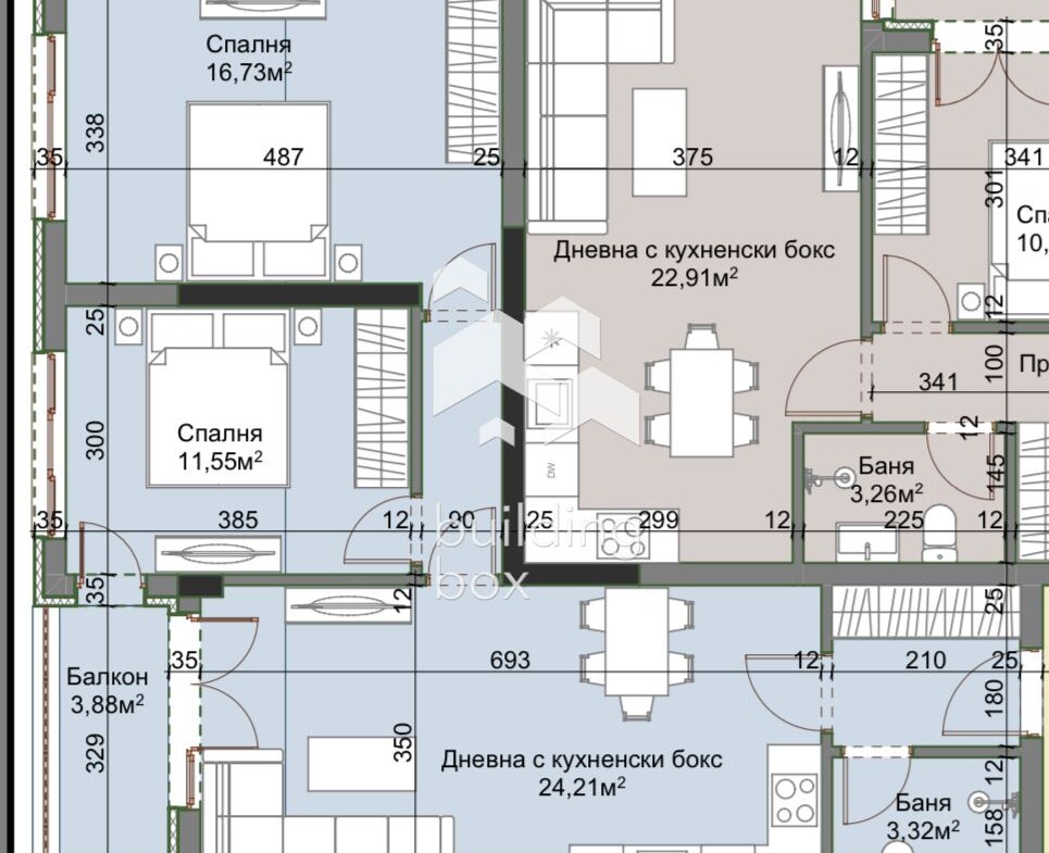 Тристаен апартамент кв. Люлин Център - 0