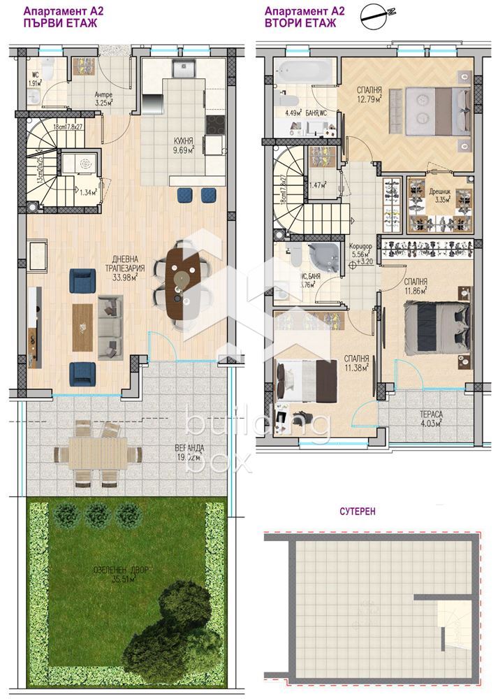 Градска къща с 3 спални в затворен комплекс тип "Town House" - 0