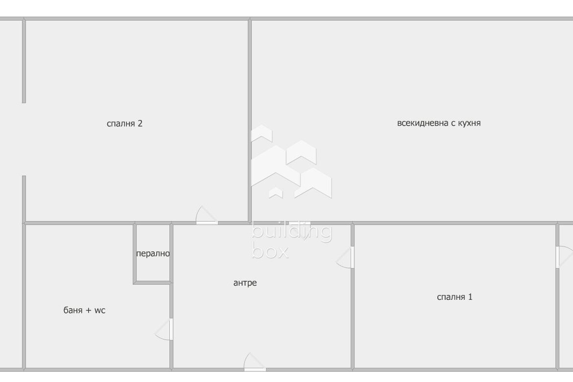 Тристаен обзаведен в малка тухлена сграда - 0