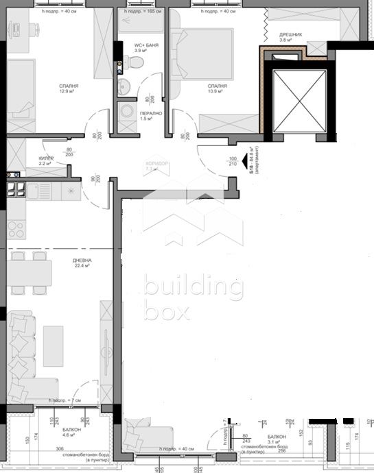 3-стаен - Варна, Владиславово - 0