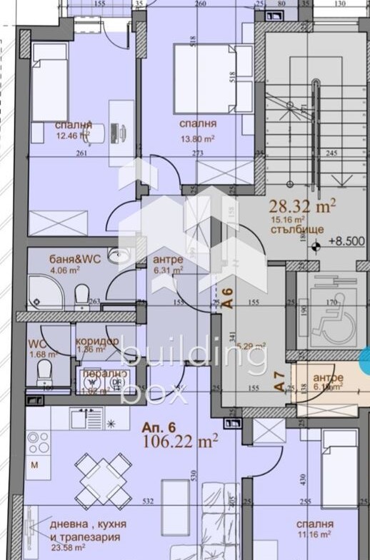Дава под наем четиристаен апартамент - 0