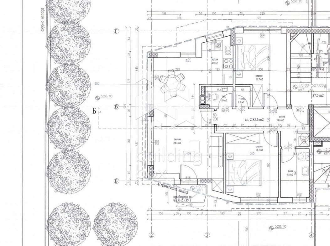 Тристаен апартамент с просторен двор в бутикова сграда – кв. Левски - 0