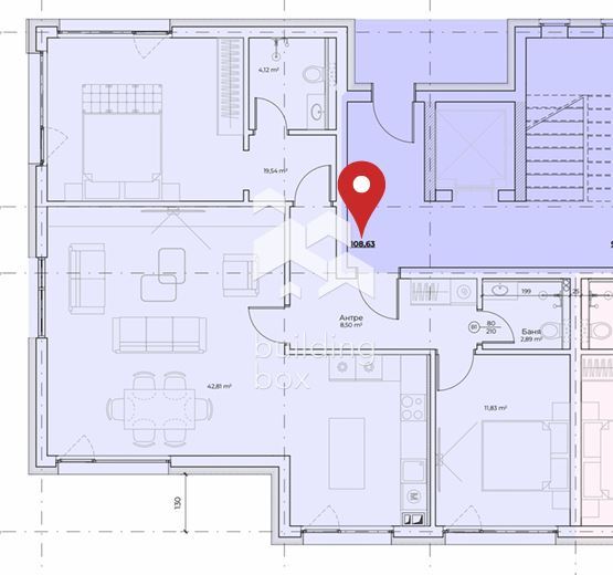 Просторен 3-стаен апартамент с двор в бутиков комплекс в с.Бистрица - 0