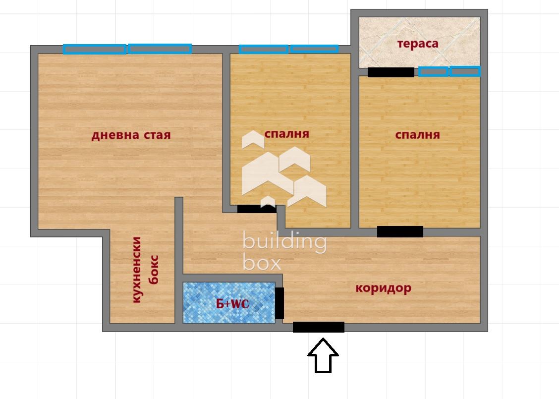 Тристаен аапартамент на 2 мин. от Катедрала Варна - 0