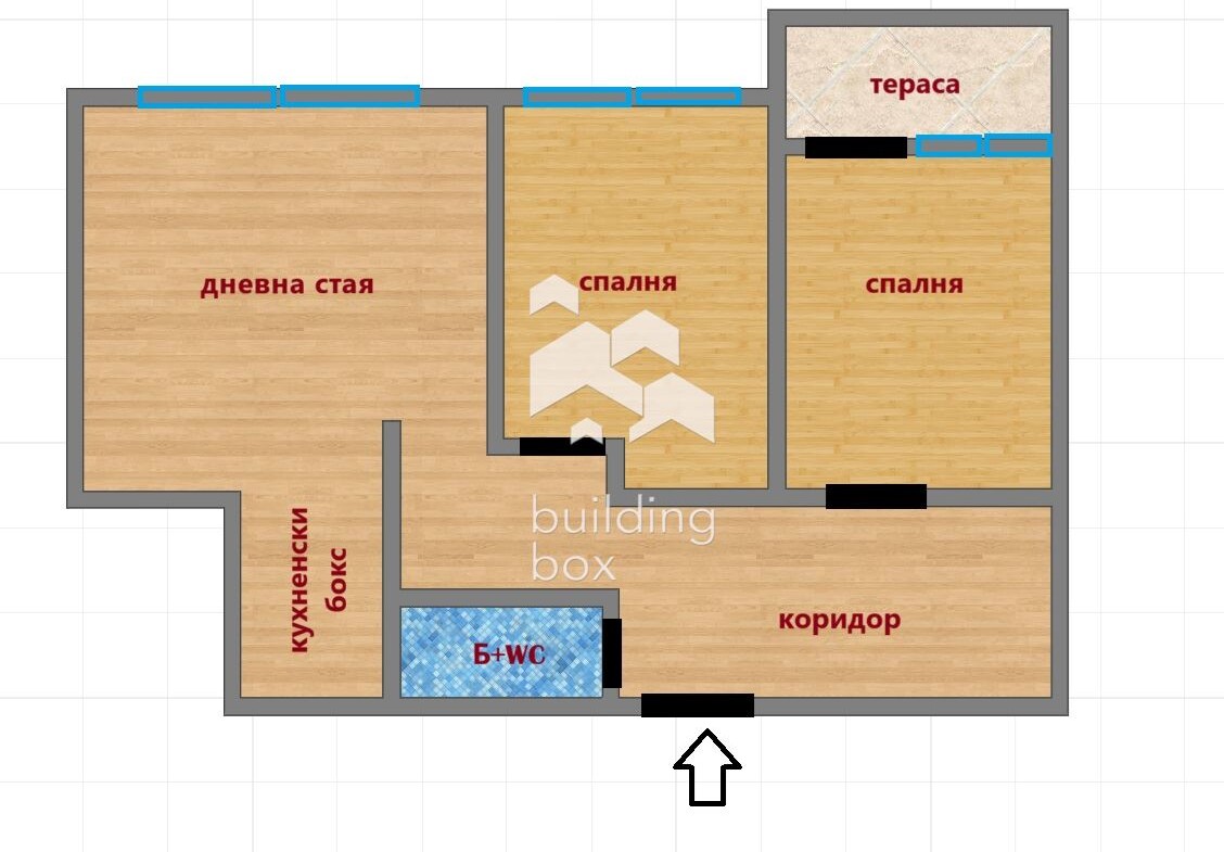 Тристаен аапартамент на 2 мин. от Катедрала Варна - 0