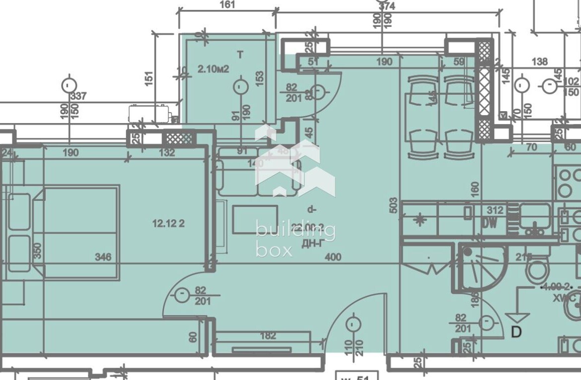 Двустаен апартамент на ул. Рая - 0