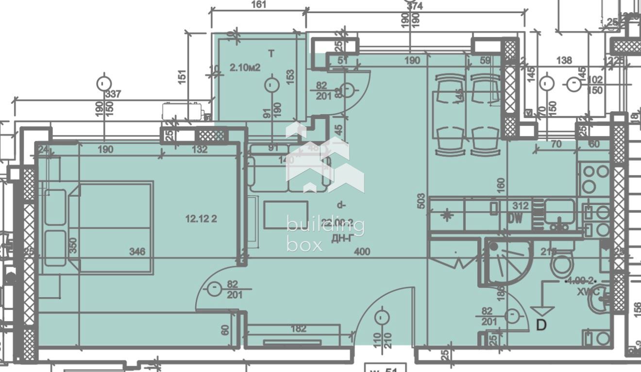 Двустаен апартамент на ул. Рая - 0