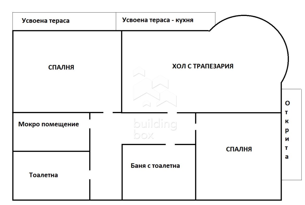 Тристаен апартамент с гараж - 0