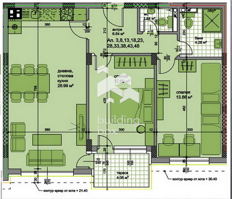 Довършен до ключ апартамент на бул. Македония до Ритейл Парк - 0
