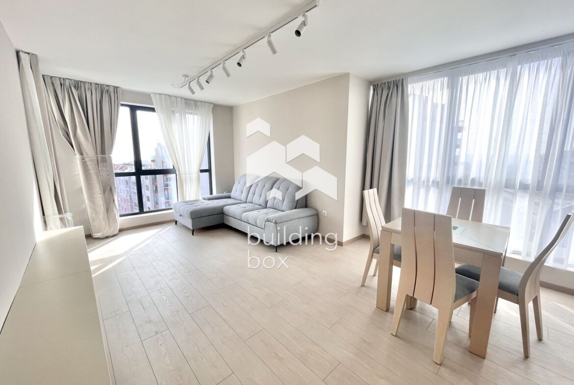 НОВ напълно обзаведен двустаен апартамент с ПАРКОМЯСТО в кв. Бриз - 0