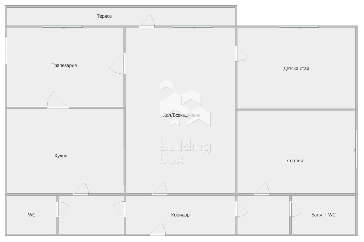 Тристаен апартамент - ж.к. Изток - 0