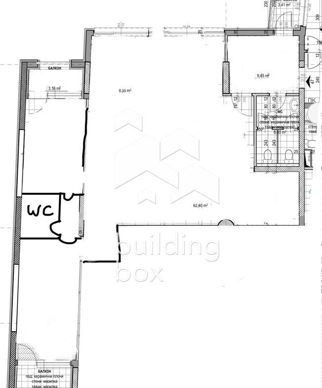 Тристаен апартамент - кв. Дружба 1 - 0