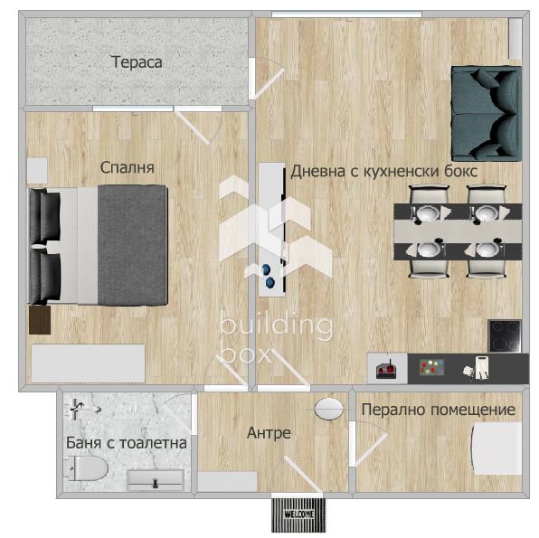 Напълно обзаведен ДВУСТАЕН апартамент - 0