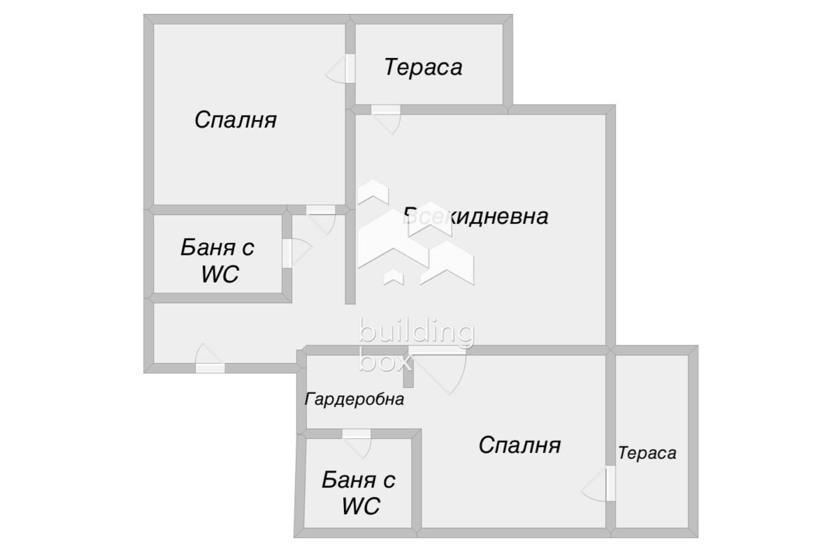 Тристаен апартамент под наем - кв. Христо Смирненски - 0