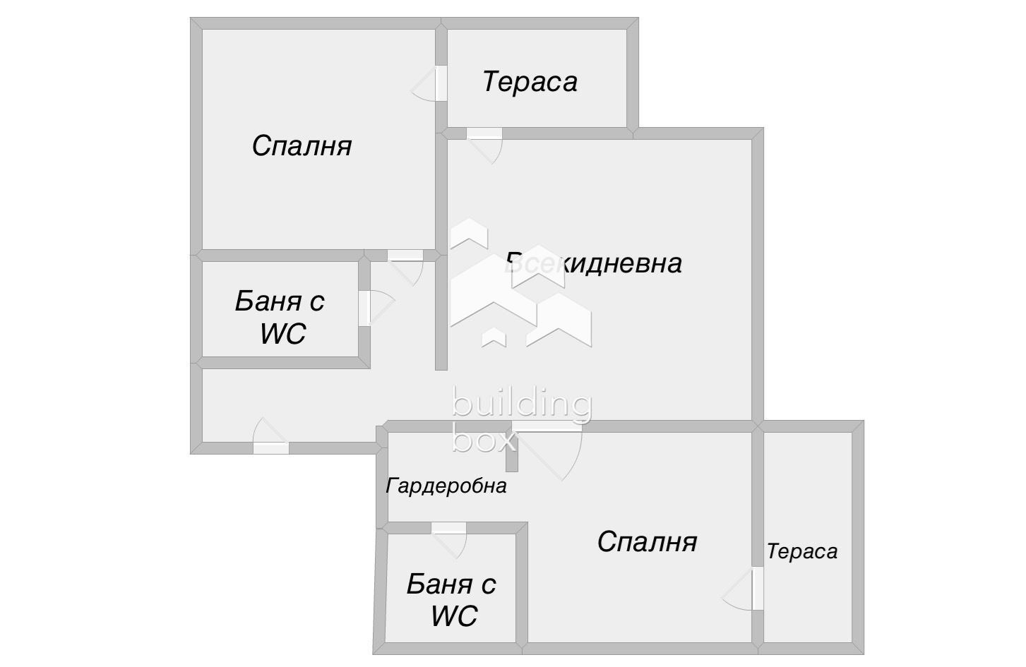 Тристаен апартамент под наем - кв. Христо Смирненски - 0