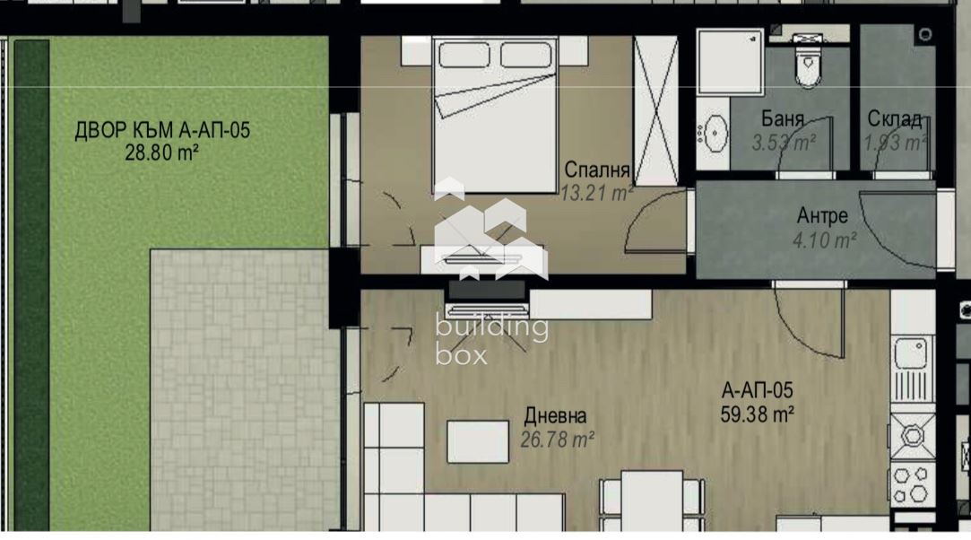 Двустаен апартамент - ж.к. Витоша - 0