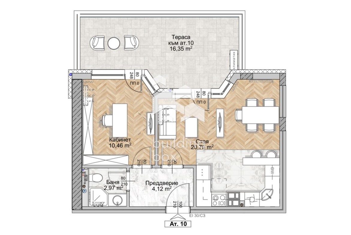 Двустайно апартамент - кв. Люлин 8 - 0