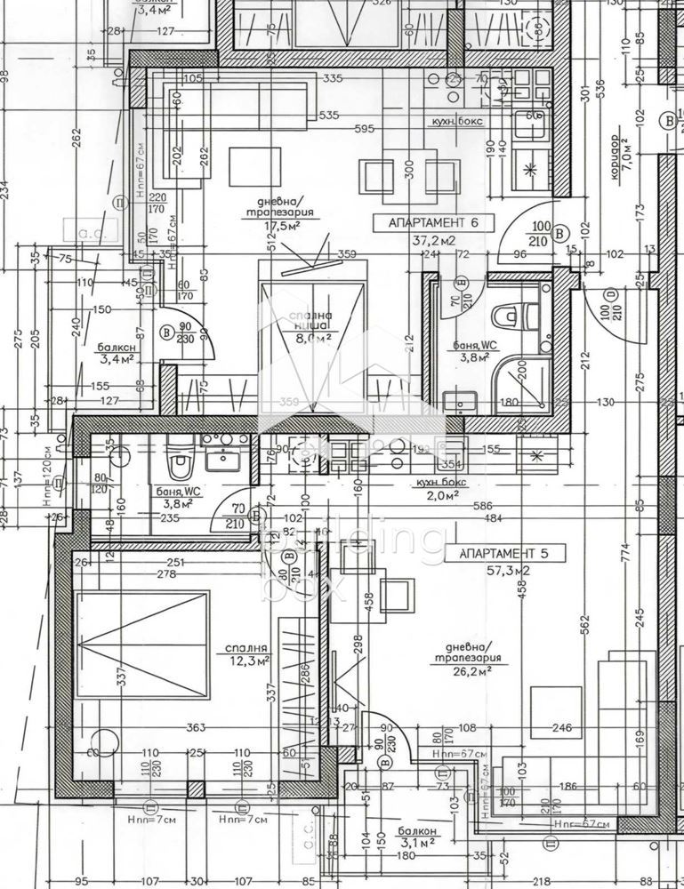 Тристаен апартамент пред АКТ 15 - кв. Витоша - 0