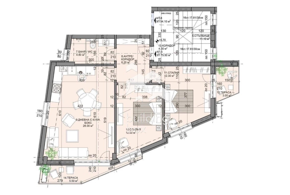 Тристаен апартамент в Асеновград - 0