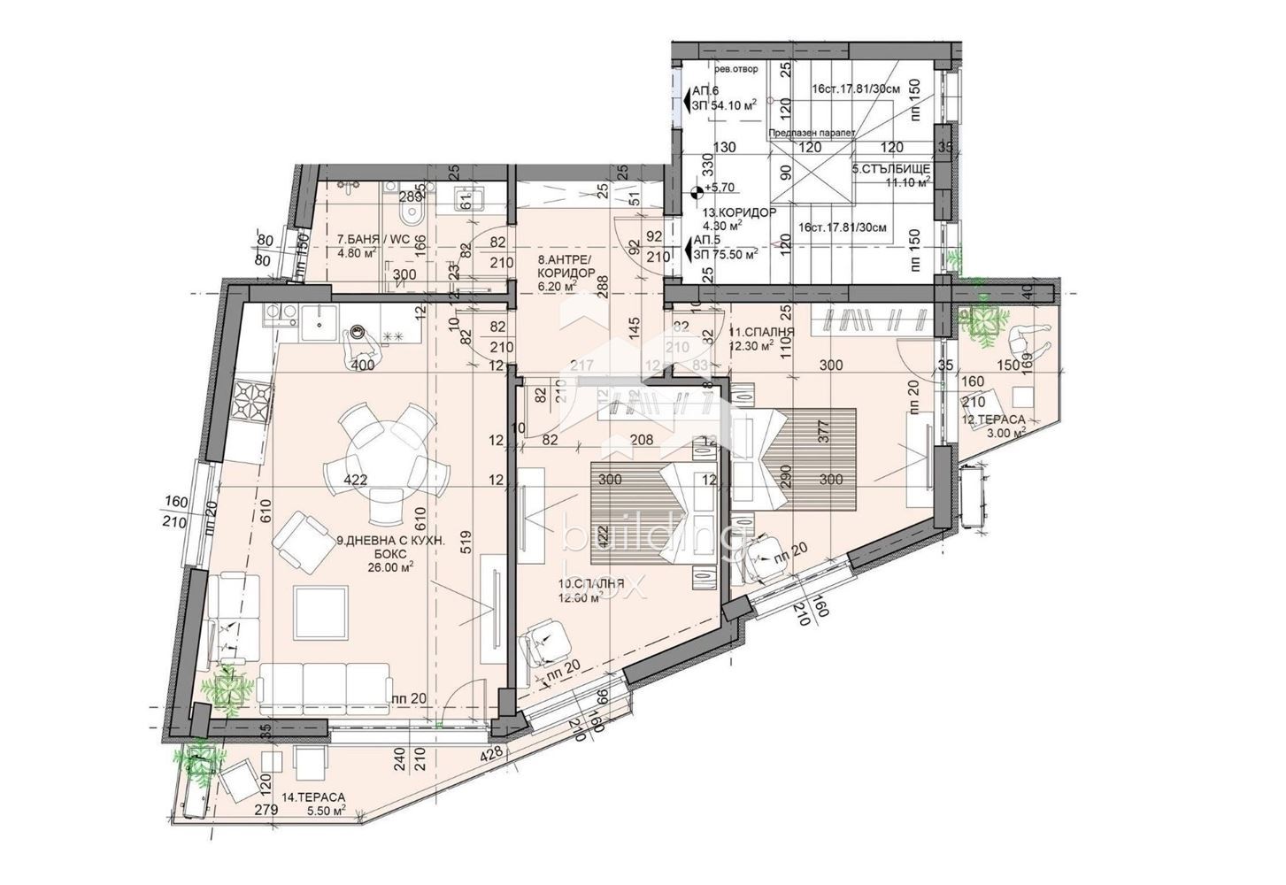 Тристаен апартамент в Асеновград - 0