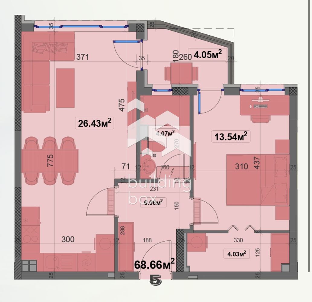 Двустаен апартамент с функционално разпределение - кв. Овча Купел - 0