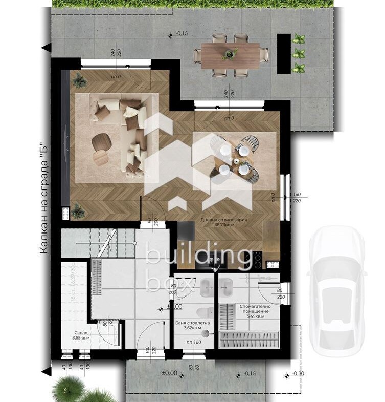 Къща в затворен комплекс в с. Войводиново - 0