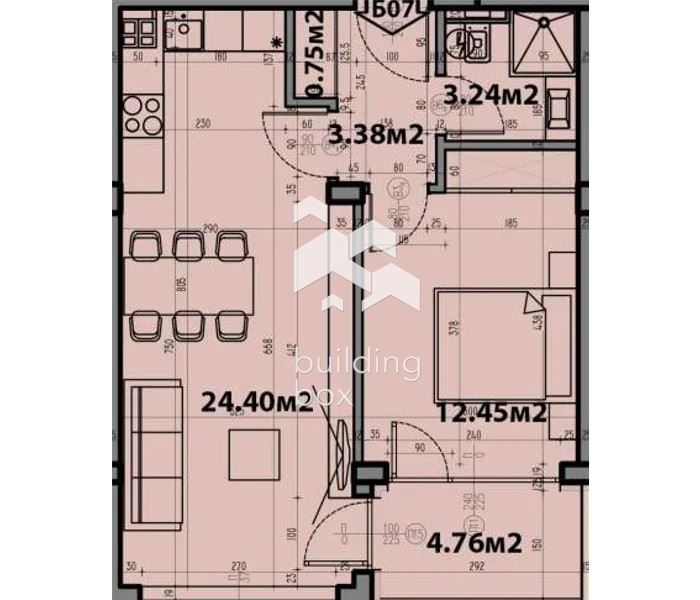Двустаен апартамент в новострояща се сграда - 0