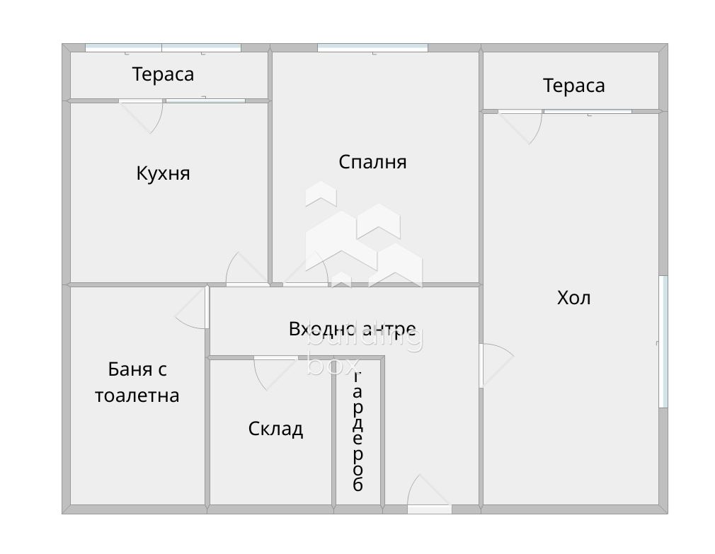Двустаен апартамент под наем в центъра на гр. Пловдив - 0