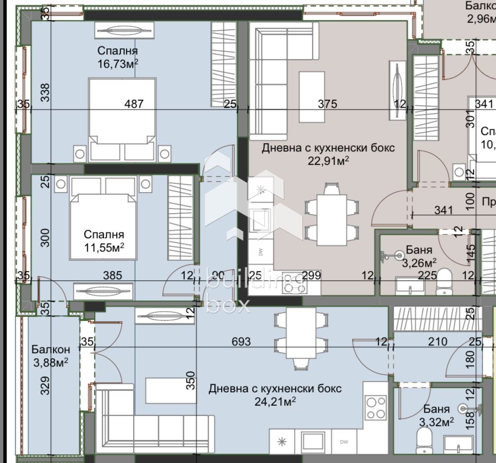 Тристаен апартамент - кв. Люлин Център - 0