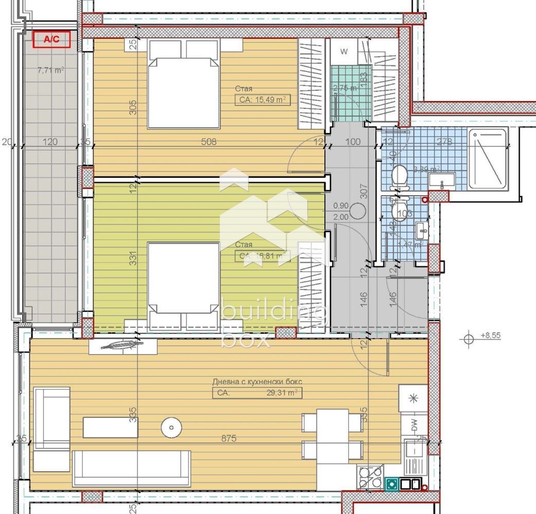 Тристаен апартамент - кв. Бояна - 0