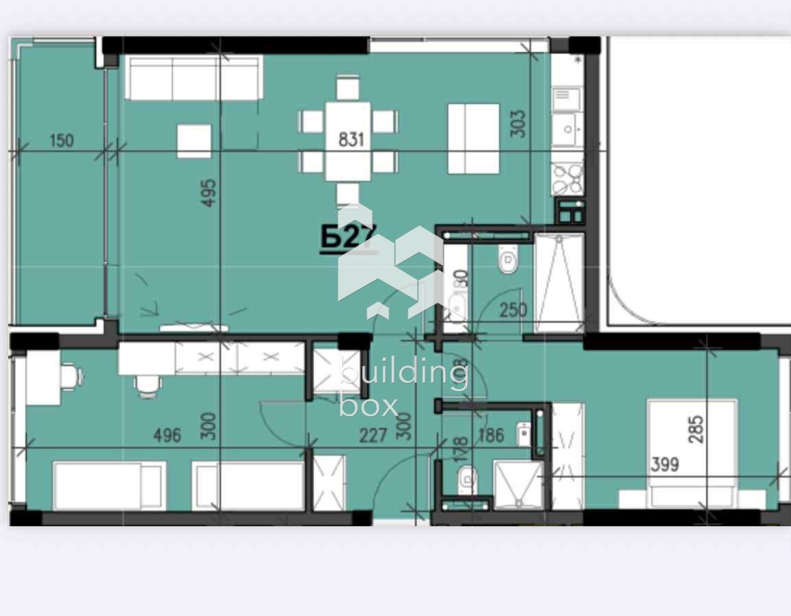 Тристаен апартамент пред акт 16 - 0