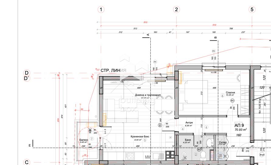 Двустаен апартамент - район Слатина - 0