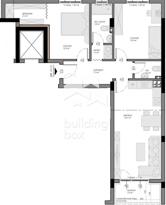 3-стаен - Варна, Владиславово - 0
