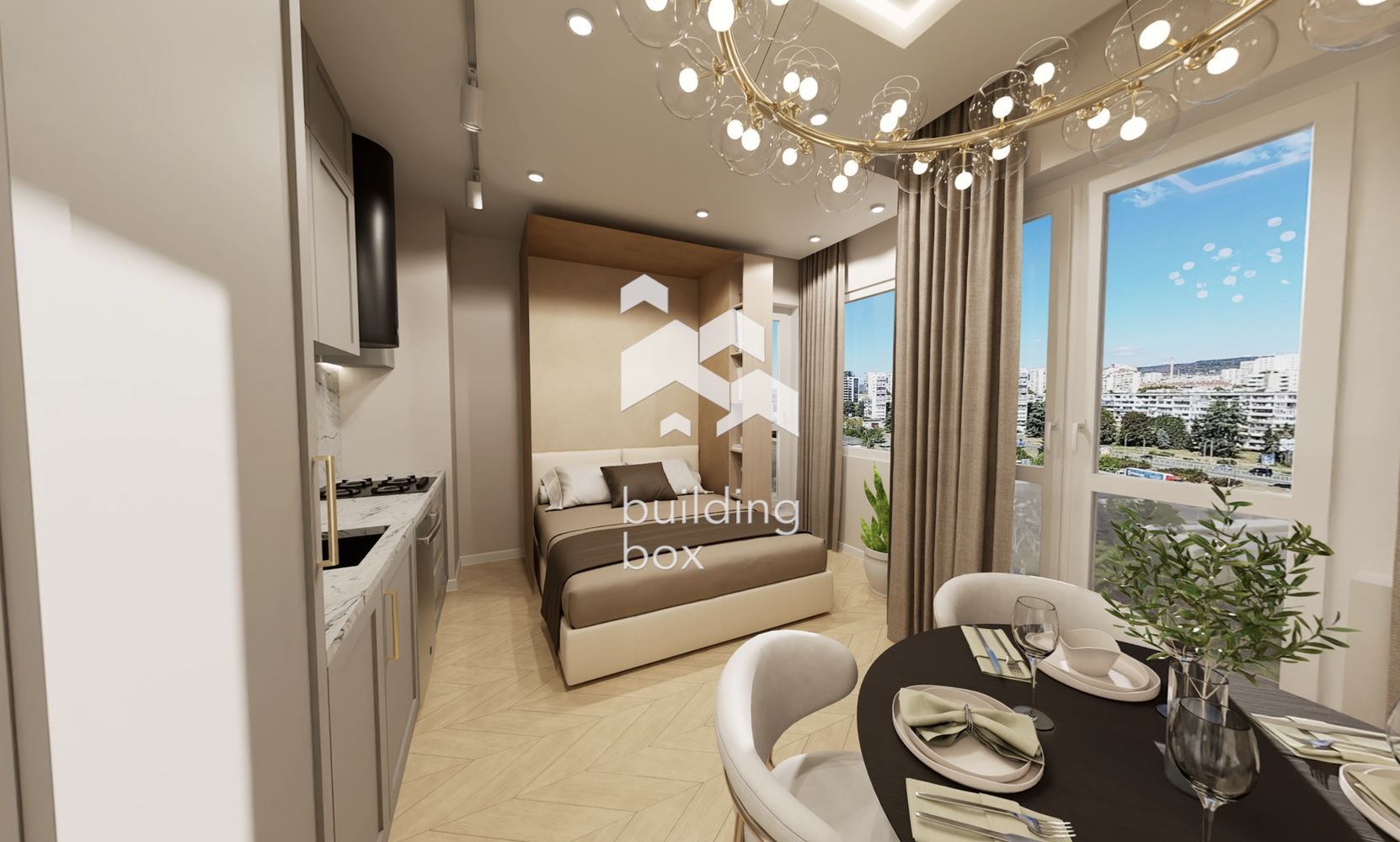 Едностаен апартамент с паркомясто в гр.Варна - 0