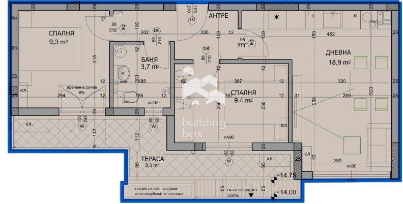Тристаен апартамент - кв. Христо Смирненски - 0