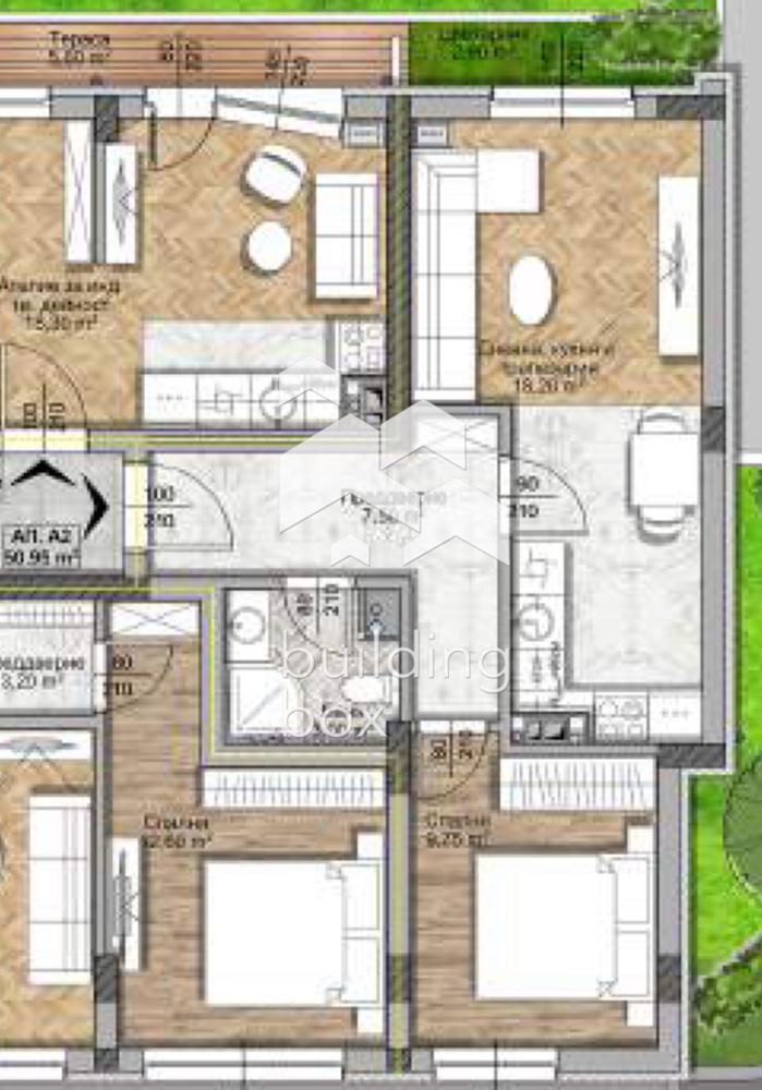 Двустаен апартамент - кв. Овча купел 1 - 0