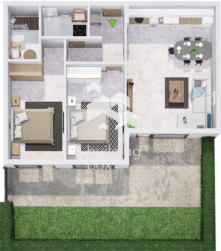 Тристаен апартамент в нов затворен комплекс - кв. Христо Смирненски - 0