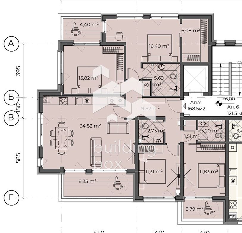 ПАНОРАМЕН МНОГОСТАЕН апартамент , с.Бистрица със светла височина над 3,5 м. - 0
