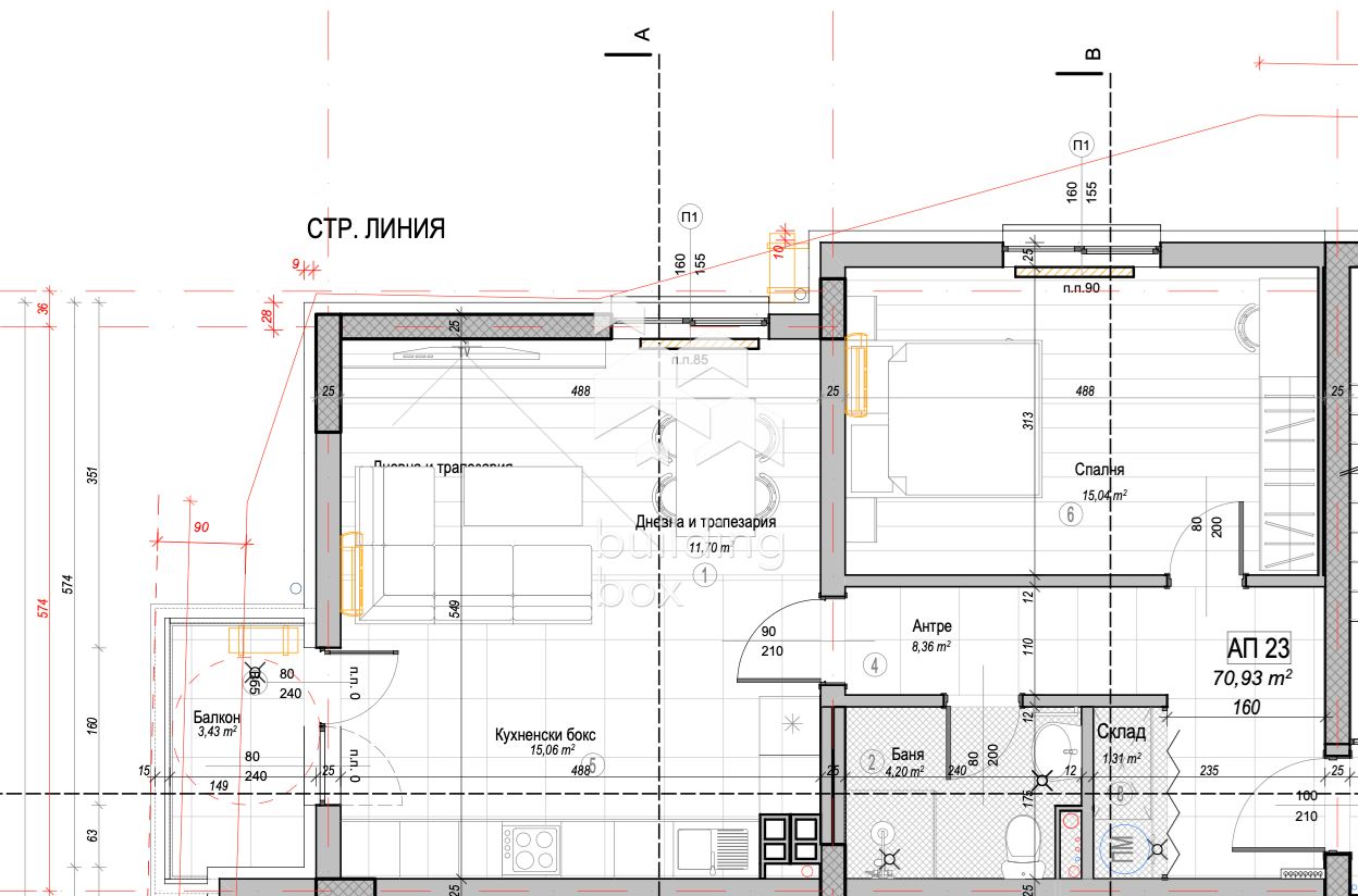 Двустаен апартамент - район Слатина - 0